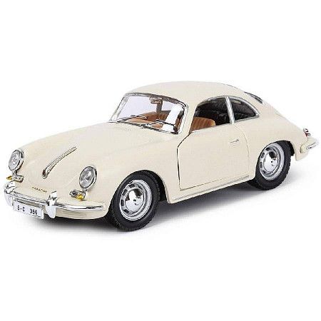 Машинка Bburago 1:24 Porsche 356B Coupe (18-22079) cream