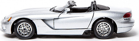 Коллекционная машина Bburago 1:24 Dodge Viper SRT/10 (18-22058) silver