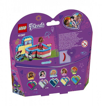 Конструктор LEGO Friends Летняя шкатулка-сердечко для Оливии 41387