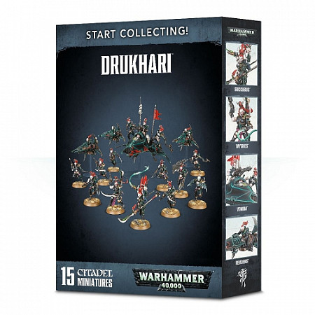 На картинке изображен Фигурки Games Workshop Warhammer: Start Collecting! Drukhari 70-45 Фигурки Games Workshop Warhammer: Start Collecting! Drukhari 70-45
