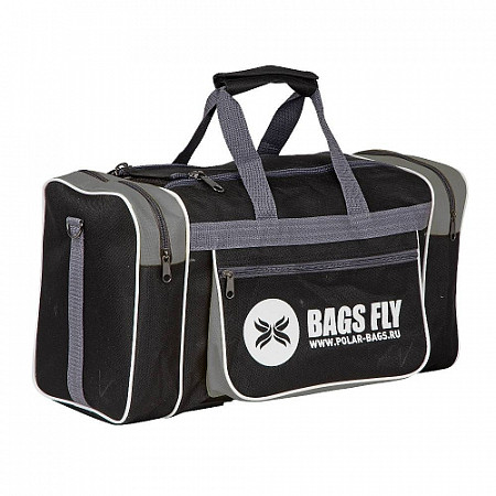На картинке изображен Дорожная сумка Polar П9009/6 grey Дорожная сумка Polar П9009/6 grey