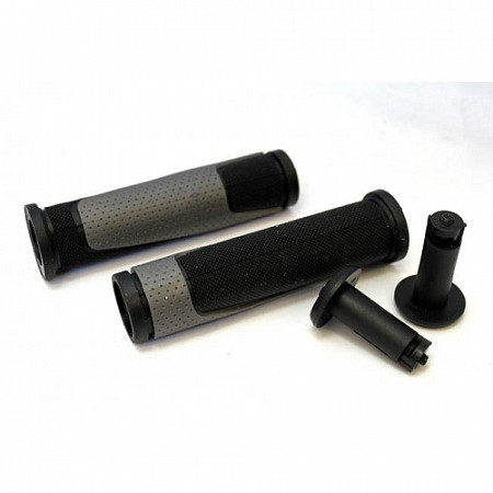 На картинке изображен Ручки руля Author clg305 130мм 3-325 Black/Grey Ручки руля Author clg305 130мм 3-325 Black/Grey