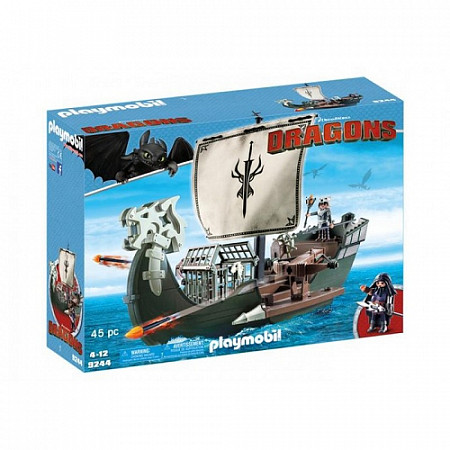 Игровой набор Playmobil Драконы: Драконий корабль викингов 9244