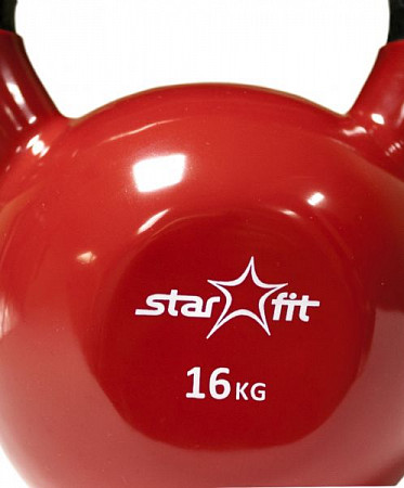 Гиря виниловая Starfit DB-401 16 кг red