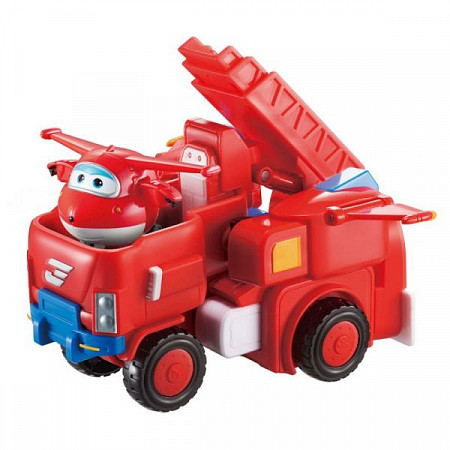 На картинке изображен Игрушка Super Wings Авто-трансформер Джетта EU720311 Игрушка Super Wings Авто-трансформер Джетта EU720311