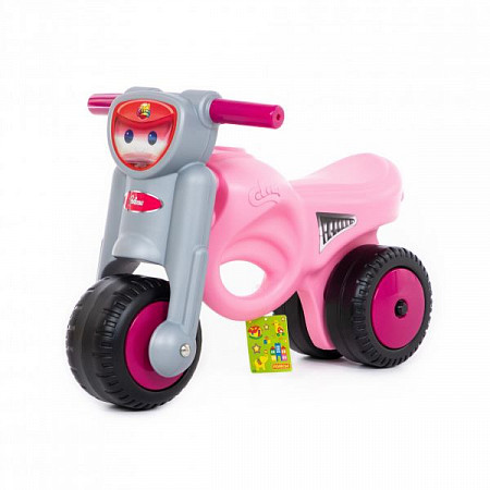 Игрушка Полесье Каталка-мотоцикл Мини-мото розовая 48233