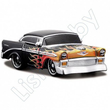 Машинка-трансформер Maisto Fresh Metal RoboRods '56 Chevy BelAir (15020) black