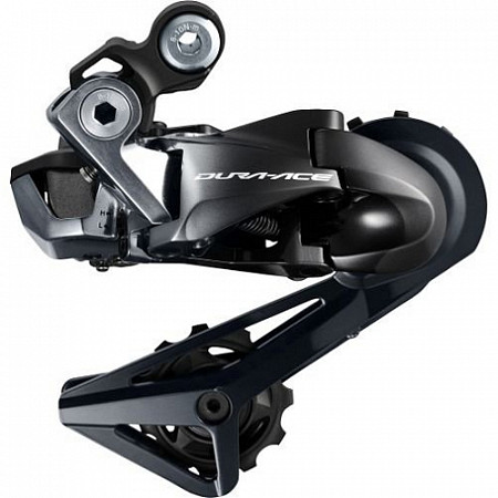 На картинке изображен Переключатель задний SHIMANO Dura-Ace Di2 R9150, SS, 11 скоростей, KRDR9150SS Переключатель задний SHIMANO Dura-Ace Di2 R9150, SS, 11 скоростей, KRDR9150SS