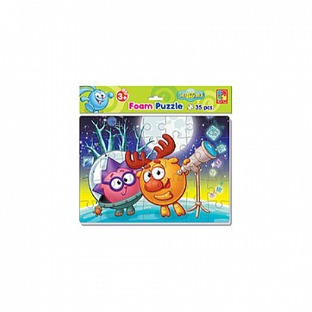 Игра настольная Мягкие пазлы А4 Смешарики VT1102-11