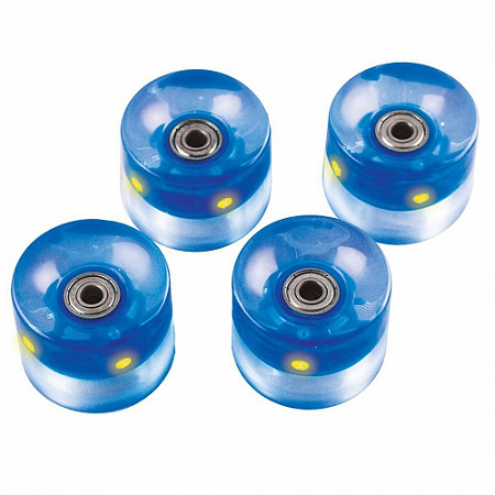Набор колес для пенниборда с подсветкой Atemi AW-18.03 blue