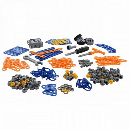 Конструктор Полесье Изобретатель Вертолёт №2 232 элемента в пакете 55033