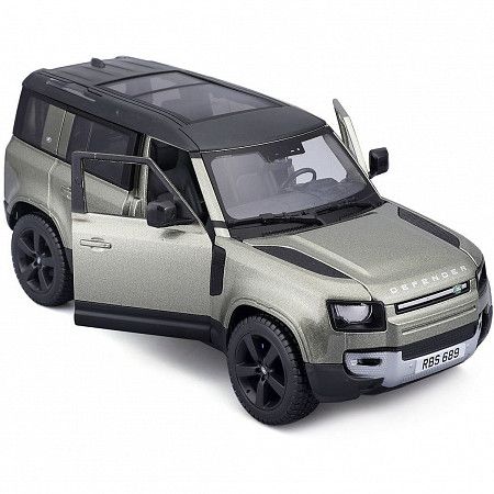 Машинка Bburago 1:24 Land Rover Defender 2022 (18-21101) green