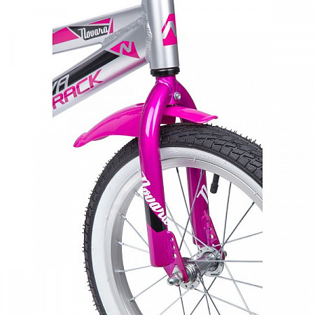 Велосипед Novatrack Novara 16" (2019) Silver/Pink 165ANOVARA.CP9