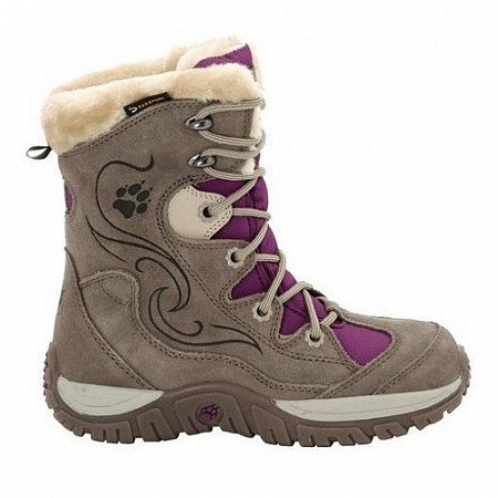 На картинке изображен Сапоги детские Jack Wolfskin Girls Lake Tahoe Texapore 4001111 beige Сапоги детские Jack Wolfskin Girls Lake Tahoe Texapore 4001111 beige