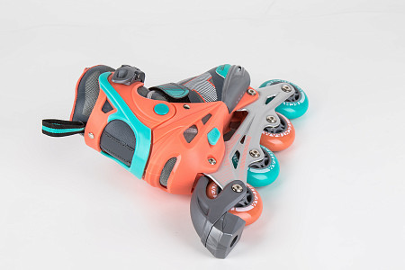 На картинке изображен Роликовые коньки Tech Team Azart 2021 pink Роликовые коньки Tech Team Azart 2021 pink