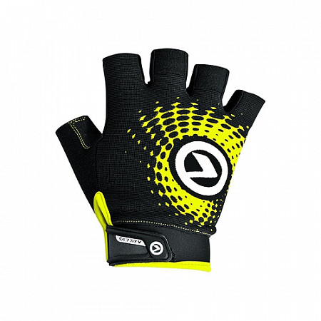 На картинке изображен Велоперчатки Kellys Impact Short black/green Велоперчатки Kellys Impact Short black/green