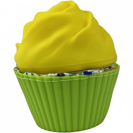 Плюшевый Мишка в ароматном кексе Premium Toys лимонный торт (1610033) light green