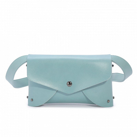 Поясная сумка женская Ors Oro OMS-0150 grey-blue