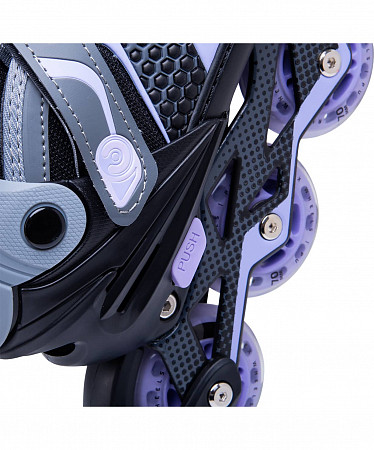 Роликовые коньки раздвижные Ridex Velum purple