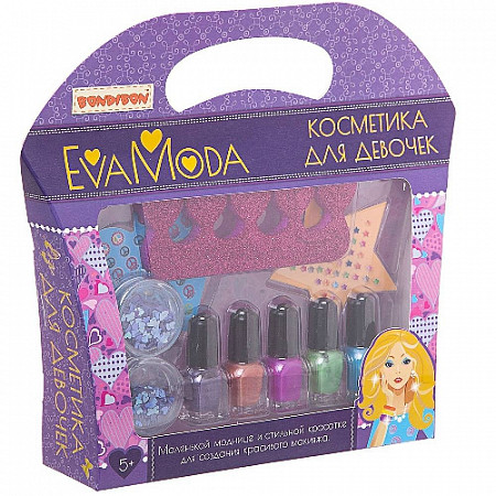 Набор детской косметики Bondibon Eva Moda Лаки для ногтей ВВ1749