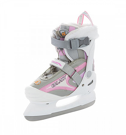 Коньки раздвижные Спортивная коллекция Galaxy girl pink