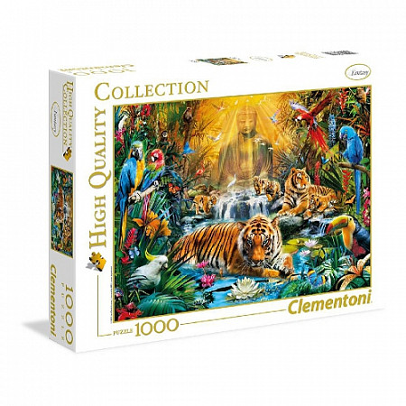 Мозаика Clementoni Сказочные тигры 1000 эл 39380