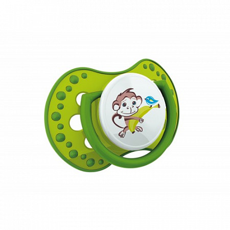 Пустышка силиконовая LOVI Hot&Cold симметричной формы, динамическая, 0-3 мес., 2 шт. (22/816)