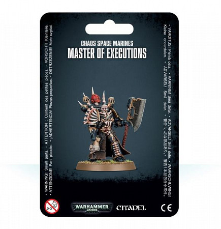 Миниатюры Games Workshop Warhammer Chaos Space Marines Master of Executions 43-44