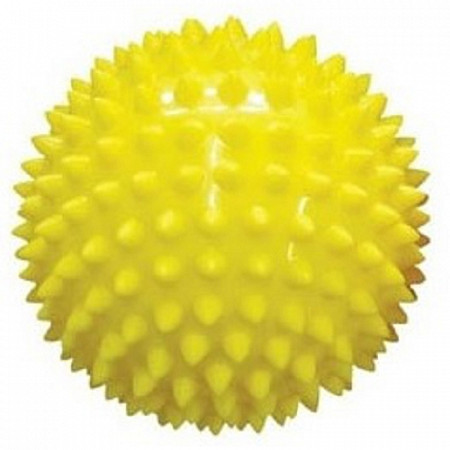 Мяч гимнастический с шипами МВ7 yellow