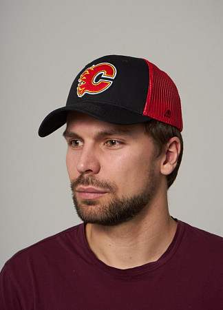 Бейсболка Atributika&Club NHL Calgary Flames 28149 black/red