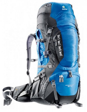 Рюкзак туристический, альпинистский Deuter Aircontact Pro 60+15L ocean-anthracite