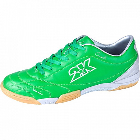 На картинке изображен Спортивная футбольная обувь 2K Corado Indoor 125417 Green/Silver Спортивная футбольная обувь 2K Corado Indoor 125417 Green/Silver