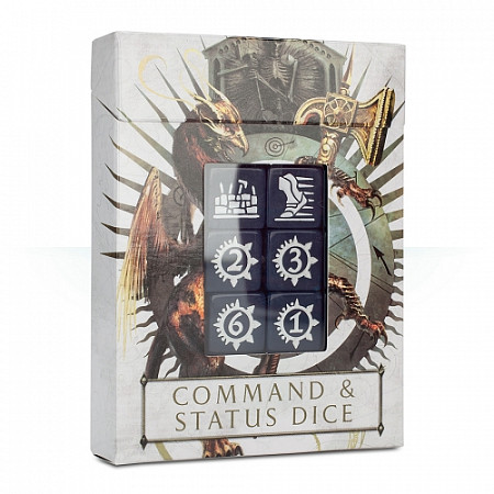 Набор кубов Games Workshop Warhammer Age of Sigmar: Command and Status Dice 86-80