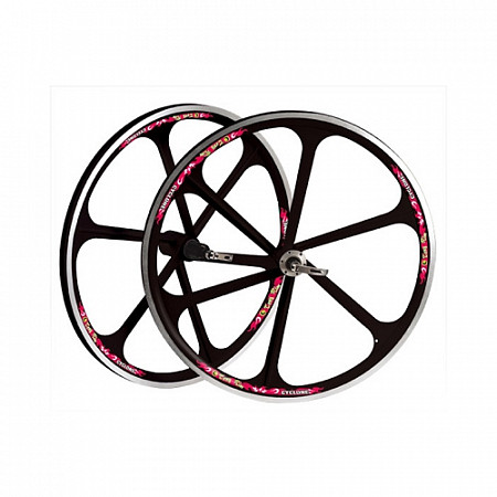 На картинке изображен Комплект колес Teny Rim TAFD/CASET-6000 black Комплект колес Teny Rim TAFD/CASET-6000 black