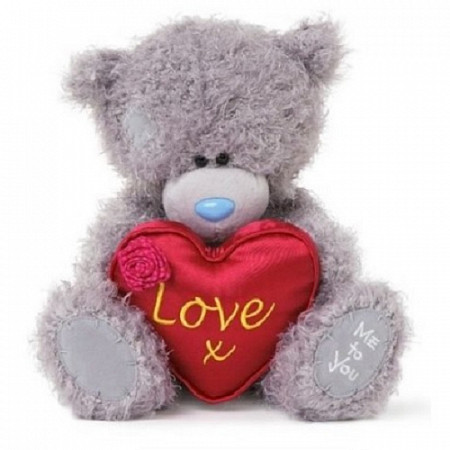 Мягкая игрушка Yiwu Мишка с сердцем KR-7461