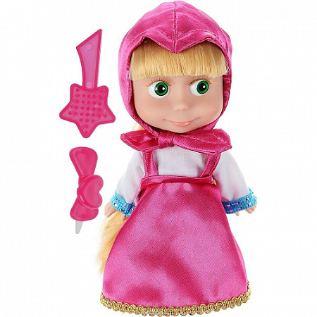 На картинке изображен Кукла Dream Makers Карапуз Маша и медведь, Маша, 15 см 83030X Кукла Dream Makers Карапуз Маша и медведь, Маша, 15 см 83030X