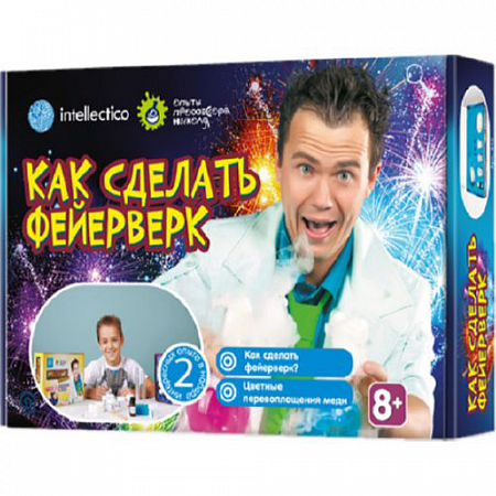 На картинке изображен Набор для опытов Как сделать фейерверк 845 Набор для опытов Как сделать фейерверк 845