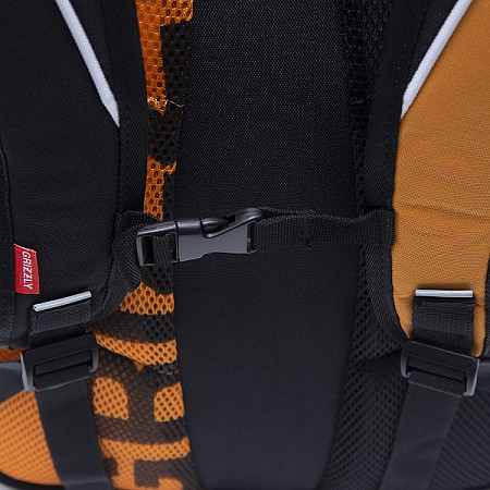 Рюкзак школьный GRIZZLY RU-138-2 /2 black/mango