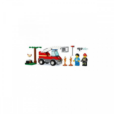 На картинке изображен Конструктор LEGO City Пожар на пикнике 60212 Конструктор LEGO City Пожар на пикнике 60212