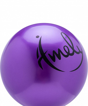 Мяч для художественной Amely AGB-301 19 см purple