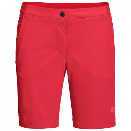 Шорты женские Jack Wolfskin Hilltop Trail Shorts W tulip red