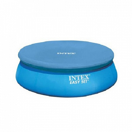 На картинке изображен Тент-чехол для бассейна Intex Easy Set 28021/58938 (305см) Тент-чехол для бассейна Intex Easy Set 28021/58938 (305см)
