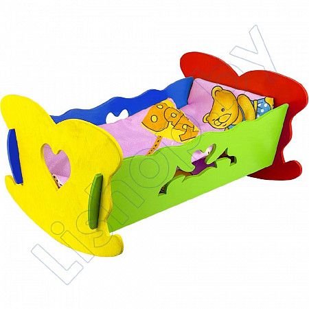 Кроватка для кукол Stantom 33 см (006327) pink №5