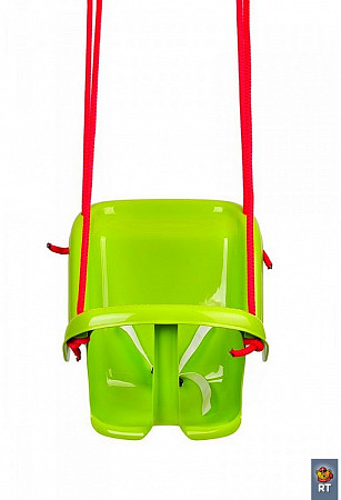 На картинке изображен Качели RT Большие с барьером безопасности Т1660 green Качели RT Большие с барьером безопасности Т1660 green