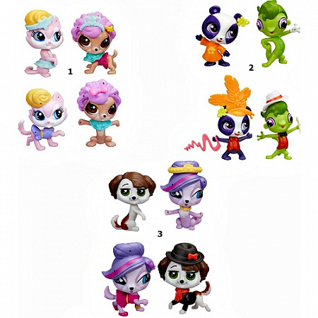 Игрушка Littlest Pet Shop Фигурки модницы-зверюшки 2 шт. (A8232)