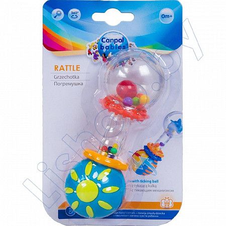Погремушка Canpol babies BALLS с шариками 0м+ (2/457) blue