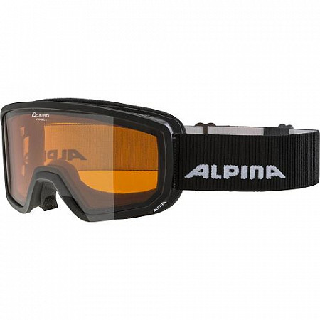 Очки горнолыжные Alpina Scarabeo S S40 Black DH S2