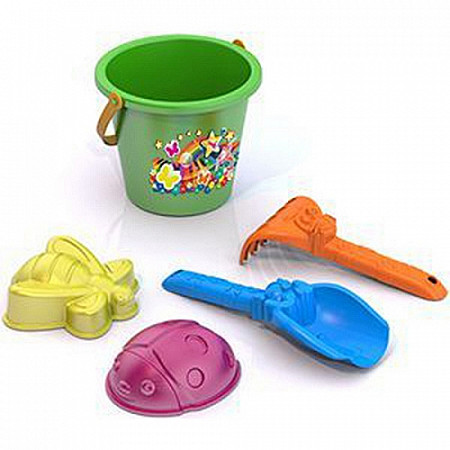 На картинке изображен Набор Нордпласт для песка №81 181 Р41999 green Набор Нордпласт для песка №81 181 Р41999 green