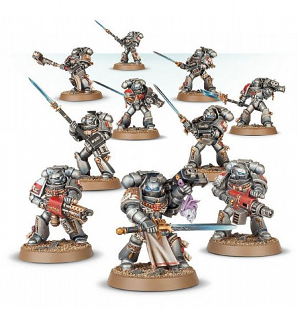 На картинке изображен Фигурки Games Workshop Warhammer: Grey Knights Strike Squad 57-08 Фигурки Games Workshop Warhammer: Grey Knights Strike Squad 57-08