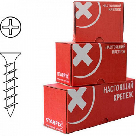 Саморезы оконный Starfix 4,1x40 мм SMC2-25250-500